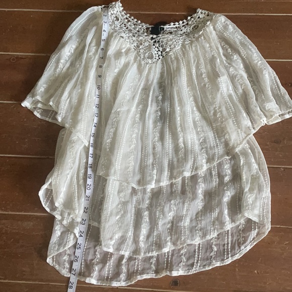 NWT Anthropologie TT Collection blouse in cream - Picture 3 of 6